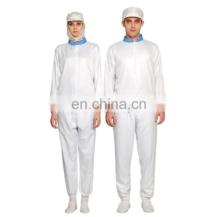 White Food Processing Uniforms for Food Industry