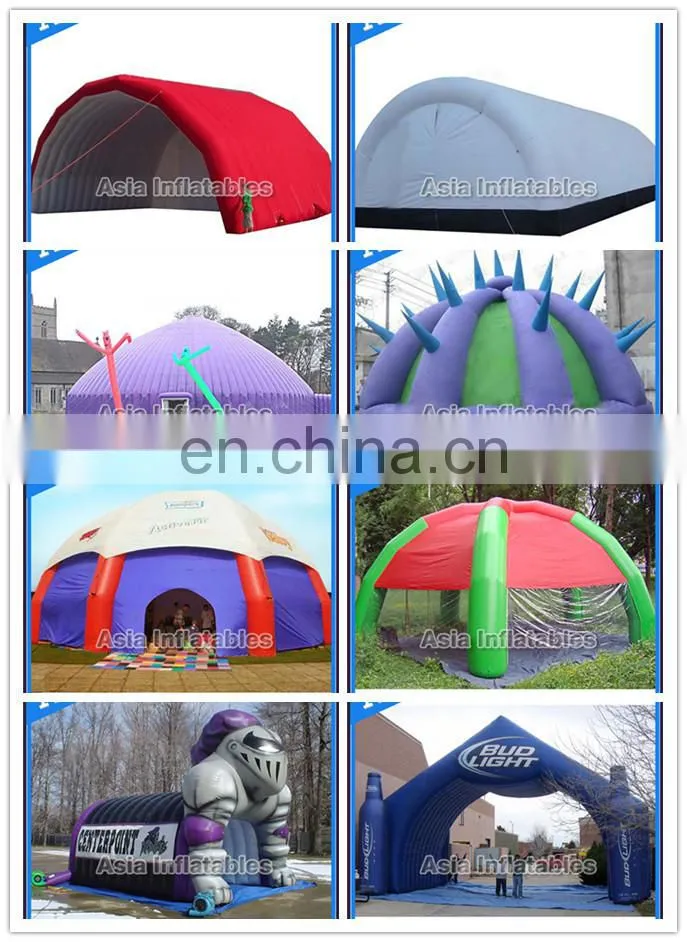 Interior And Exterior Inflatable Airtight Dome Tent