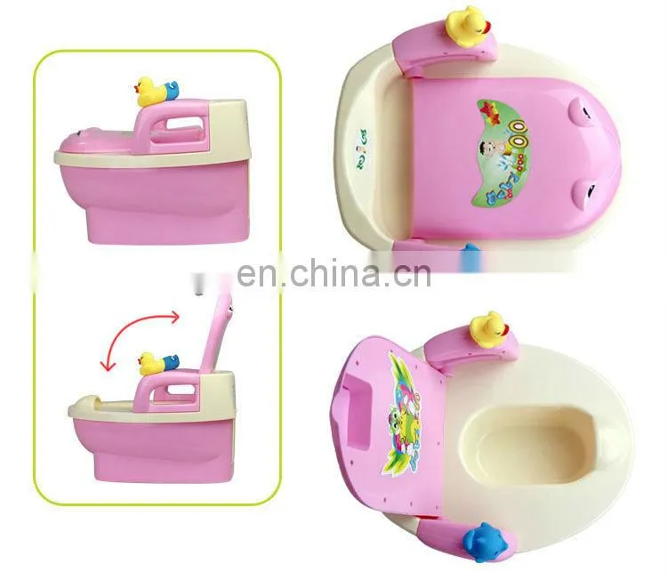 color full plastic convenient baby potty