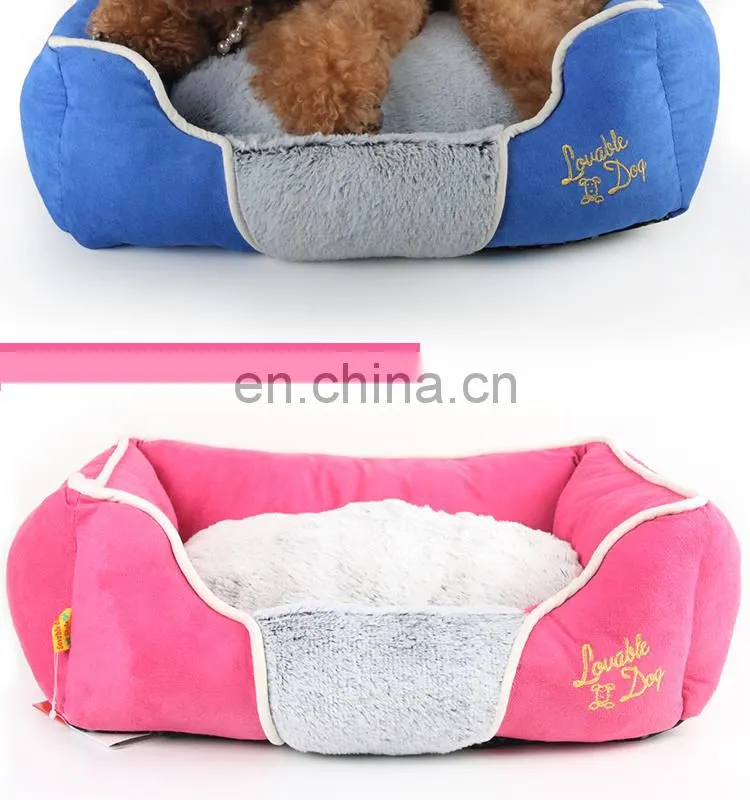 2014 Fur series rectangle pet bed, dog sleeping pad, 100% PP cotton