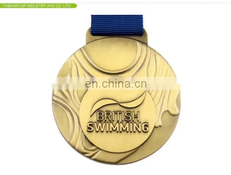 Custom Metal Different Types Sports Award Metal Medal/Swimming metal medal