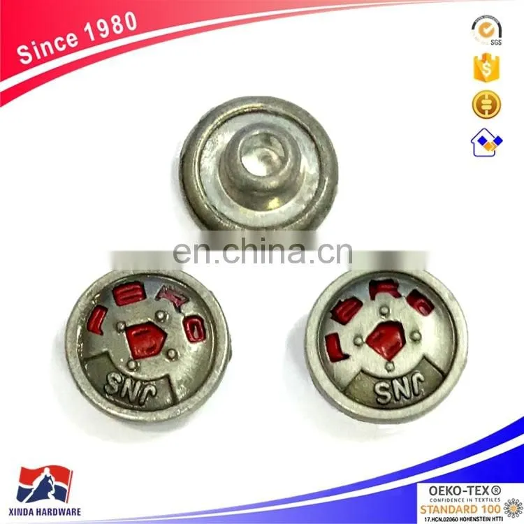 Alloy rivets for garment/fitting pants customized rivets