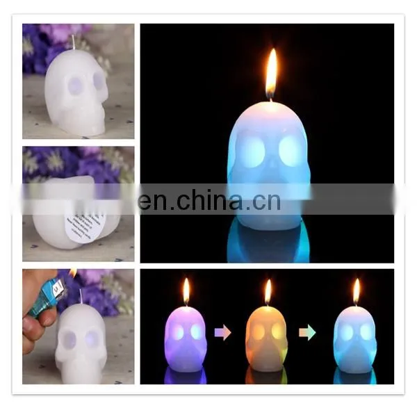 new product led candles with real flame for christmas decoration