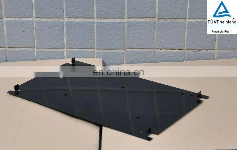 custom machining Precision 14 GAGE ALU(0.064) time save finish 120 grit bothsides vac mounting plate ETM