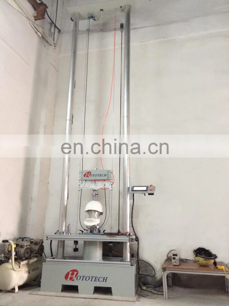 Safety helmet drop testing machine for EN 397 and GB2812 standard