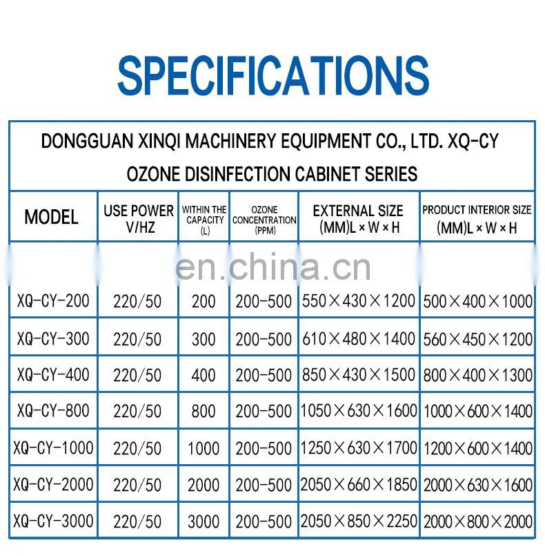 Ozone disinfection cabinet Clothes disinfection cabinet uv box sterilizer