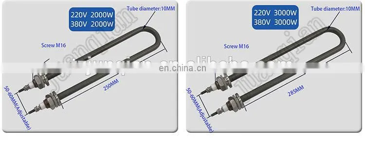 Promotion l Industrial U type Stainless steel Heating Tube With CE Certification