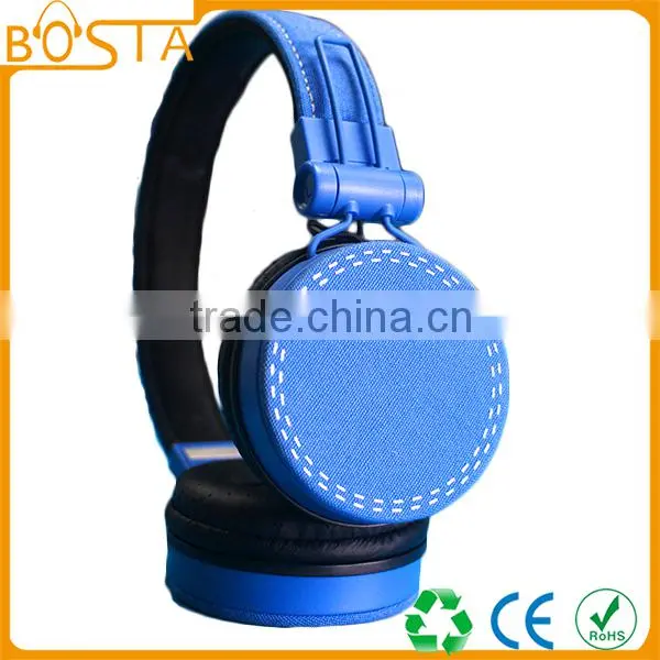 Volume controll on-ear new fashion cell phone headphone with mic