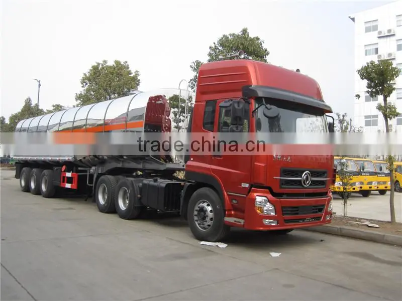3 axles stainless steel tanker semi trailer