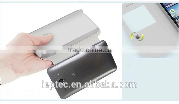 MOFi RUI Series Smart Window View Cover for ZTE Grand S lI, ZTE TD-LTE, PU Leather Flip Case for ZTE Grand S 2