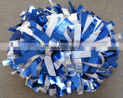 metallic pom pom