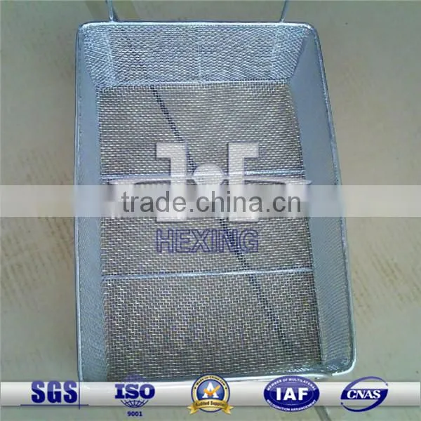 304 stainless steel wire mesh medical sterilization basket