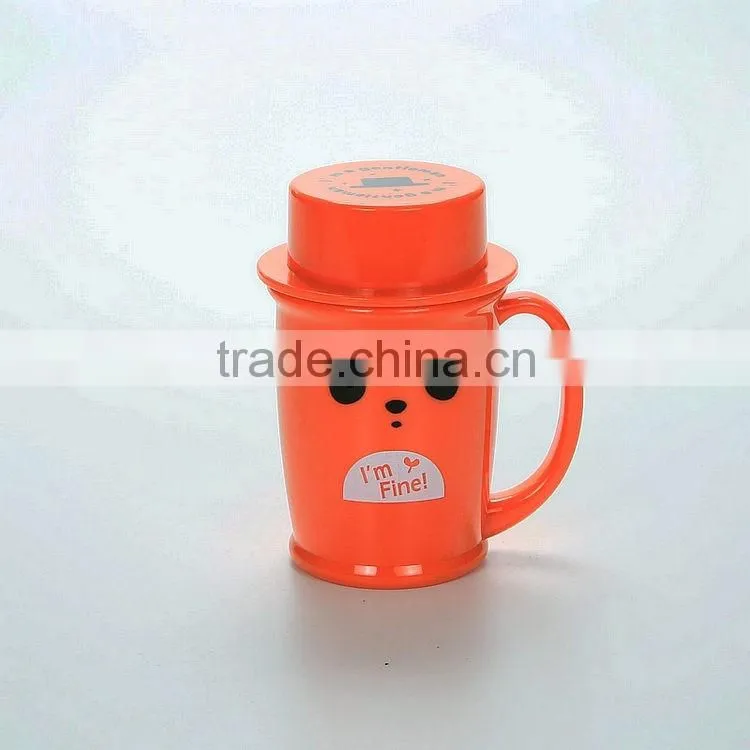 Reusable Cartoon Plastic Cups --Orange