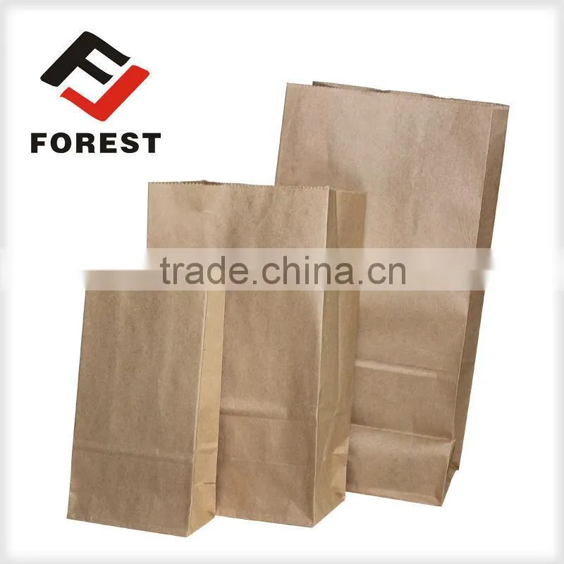 Customized colored flat paper bags