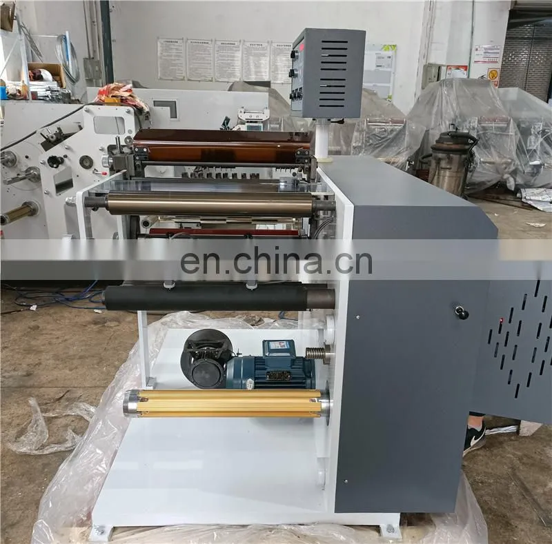 UTS320S Maquina Cortadora y Rebobinadora de Etiqueta Adhesiva adhesive Label Sticker Cutting Machine
