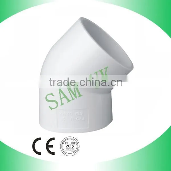 plastic company pvc cross pipe fitting 4 way connector