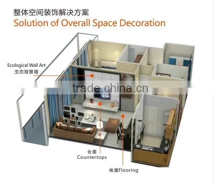 sound-absorbing Stone wall panel for Construction