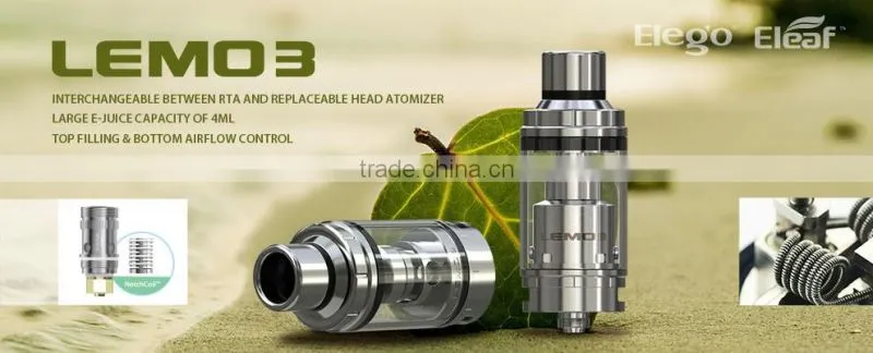 2016 New Vape Dual Use Eleaf Lemo 3 Tank, Best Price Lemo 3 wholesale
