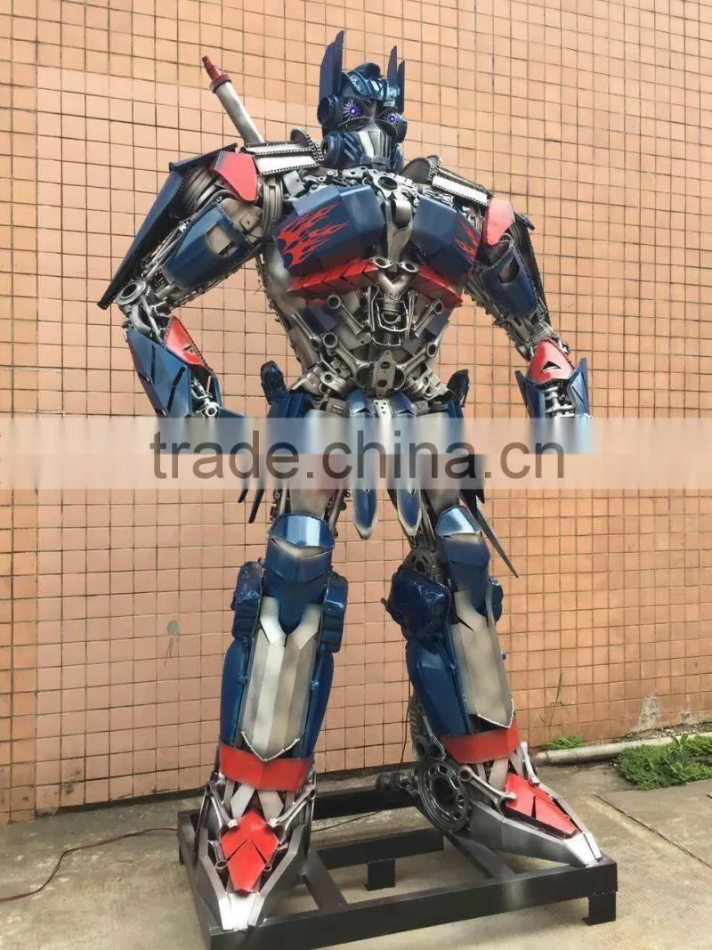 art sculpture Optimus Prime modern art sculpture