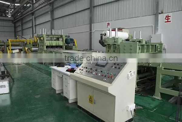 Iron coil shearing line