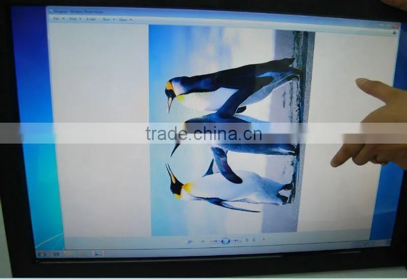 22 inch cheap wall mount pc tv all in one with remote controller