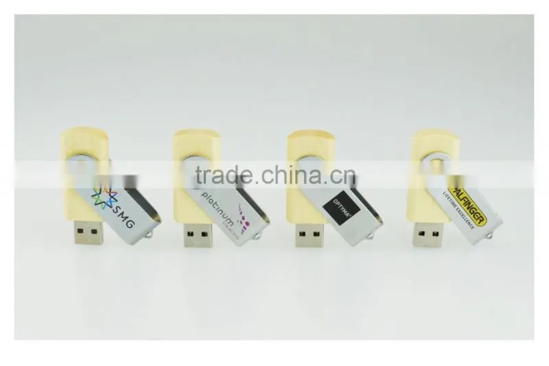 2016 hot selling wooden box usb flash drive for promotional gift