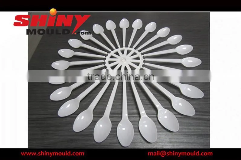 disposable plastic cutlery mould spoon mould with high quality