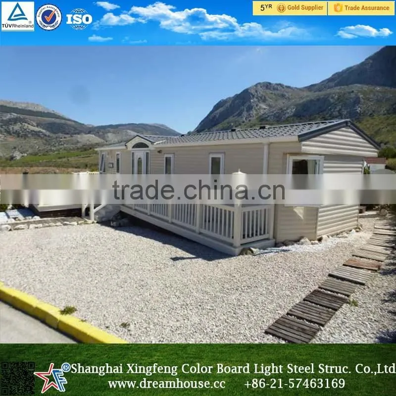 modern steel villa/2 story prefab home/prefabricated house design