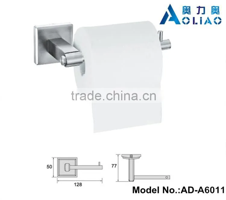 High quality faddish Bathroom accessory stainless steel metal toilet paper holder