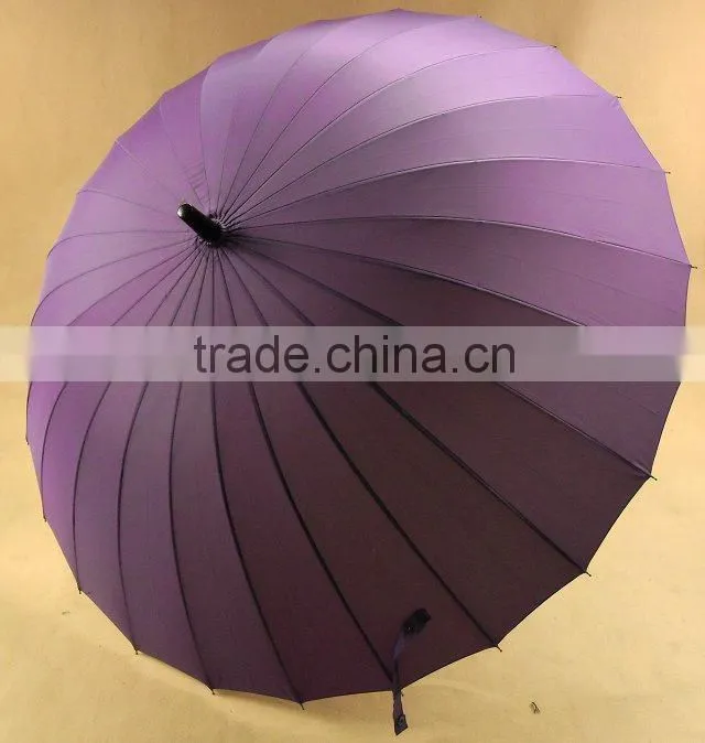 25"x24ribs straight umbrella