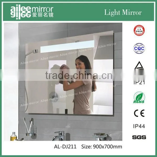 led mirror scanner light lighted home wall mirror