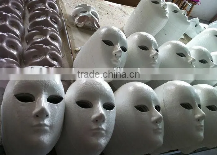 Half Blue Half Black Party Man Masks