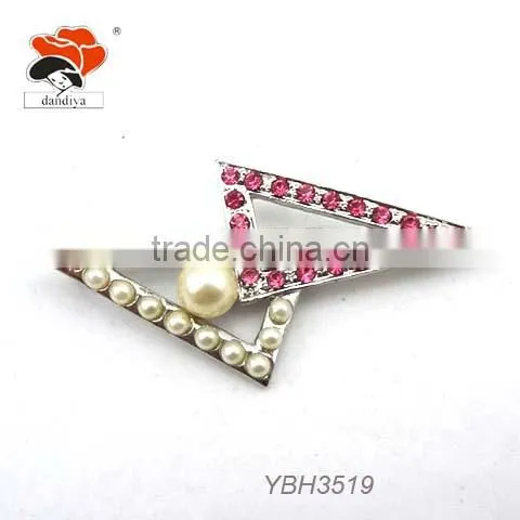 2016 Luxurious Style Copper Letter "ZOB" Fashion Women Iron Brooch pin