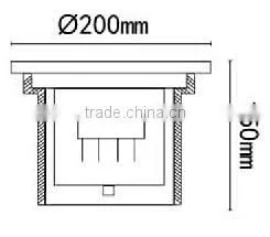 LED Underground lights solar garden light AC100-240V IP67