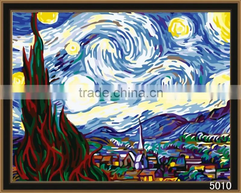 Abstract Diy oil painting for bedroom
