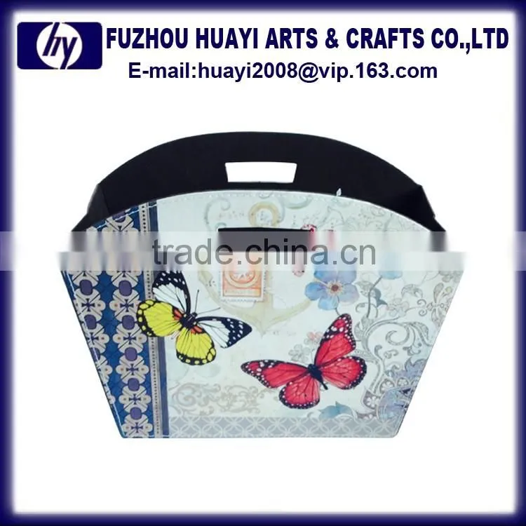 Vintage PU Storage Basket Sundries Basket 2016