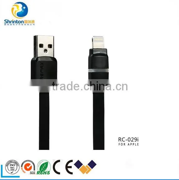 High quality Remax Led light usb data cable , light micro charge cable