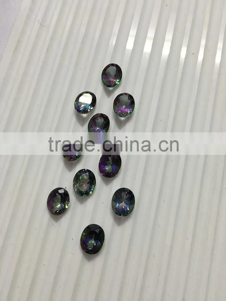 Mystic Topaz Oval shape Gemstones