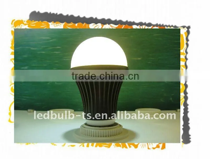 E27 plastic injection LED lamp bulb 7W