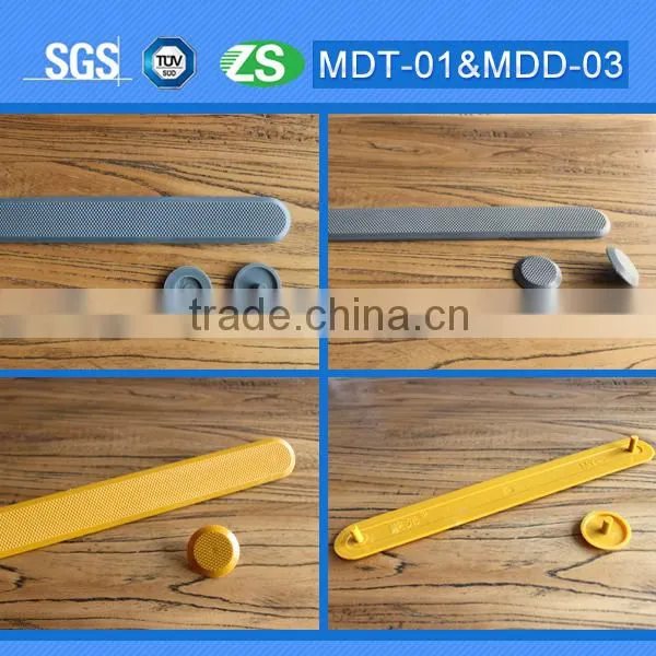 Non-slip TPU detectable warning restaurant outdoor floor tile for construction