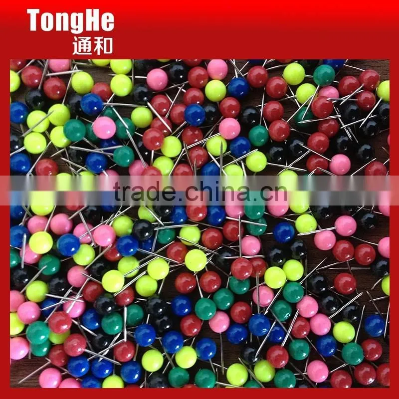 Colorful 6mm Round Ball Head Map Pin