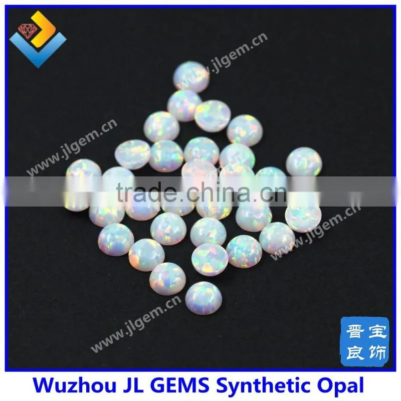 Synthetic round cabochon fire opal for sale whit fire white op17 fancy and beautiful