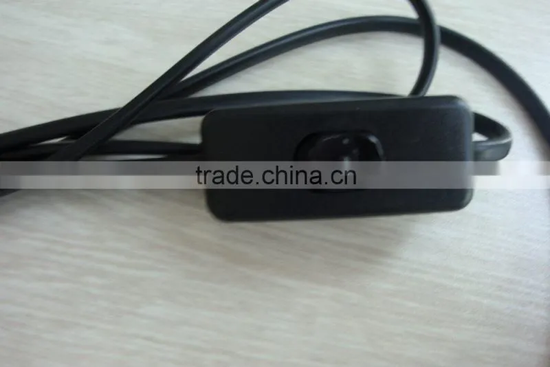 SAA standard power cord with inline switch for lamp of Australia/New Zealand