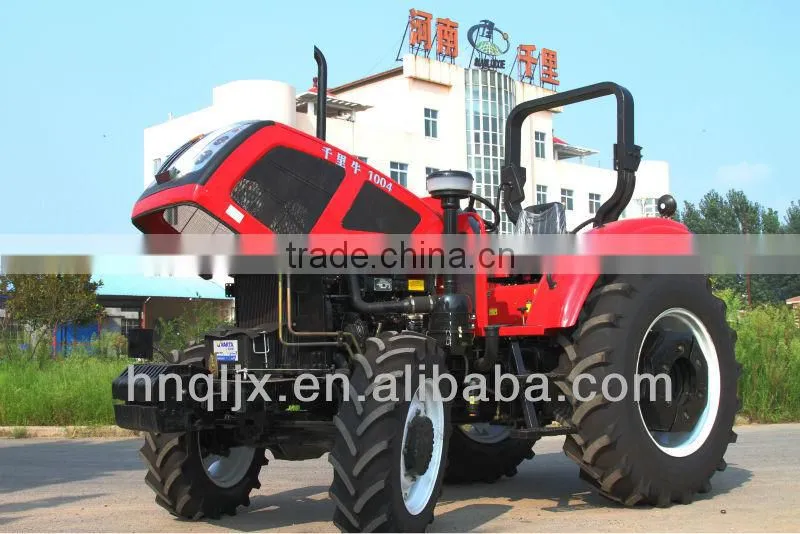 Henan QLN gear shift 100hp 4WD large agricultural tractor