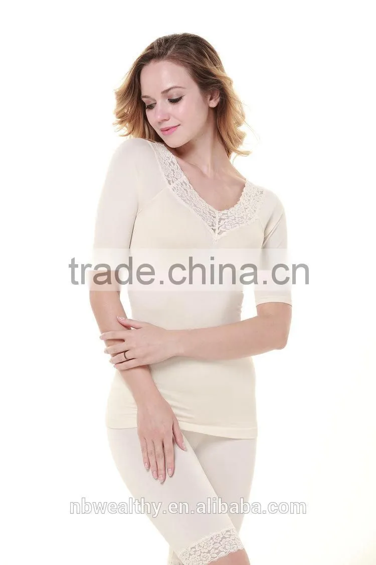 lace shaping slimming leg comfort sleep underwear ,v shape underwear with lace