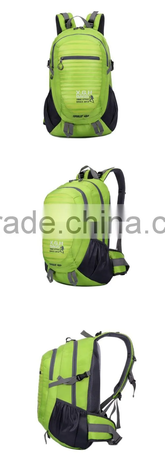 nice design fashion stripe sports travelling backpack
