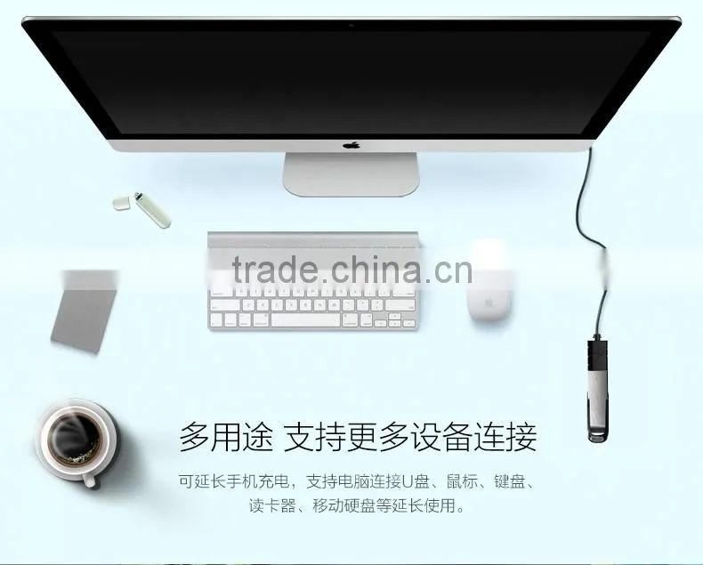 USAMS USB 2.0 Extension Cable for Universal USB Port Device 2M 2.1A Quick Charging Sync Data Extension Cable MT-5746