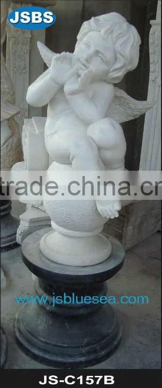 White stone carving of Jesus