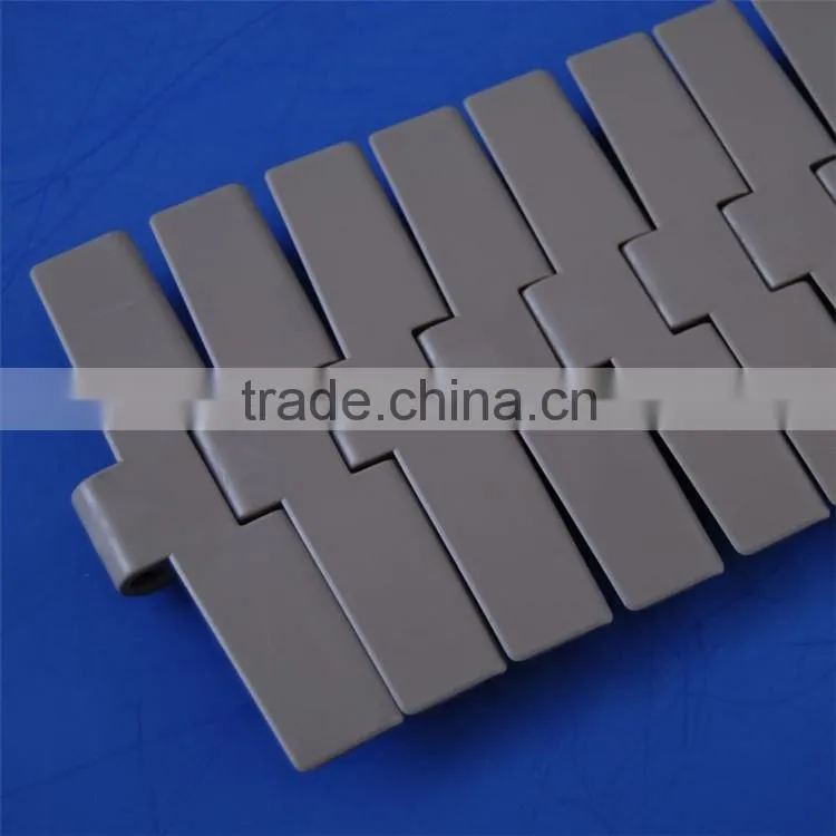 ISO custom durable transmission link hinged plastic derlin acetal pom conveyor chain