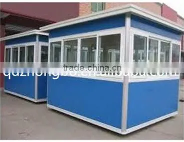 China ISO low cost high quality and beautiful kiosk with sandwich panel
